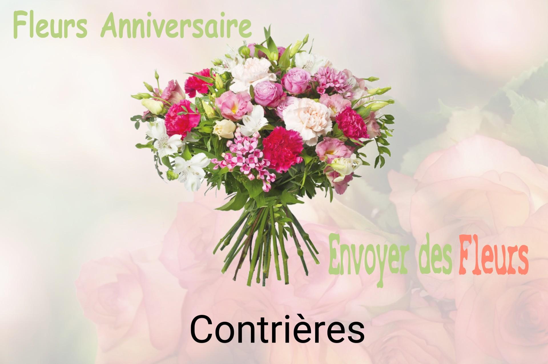 Bouquet de fleurs d’anniversaire livré à Contrières